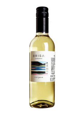维斯特玛-霞多丽白葡萄酒 VISTAMAR Brisa Chardonnay,375ml 包邮