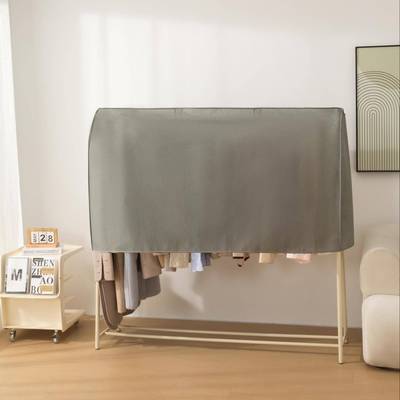 落地衣架防尘罩家用卧室简易遮灰尘盖布收纳套子挂式防尘袋晾衣套