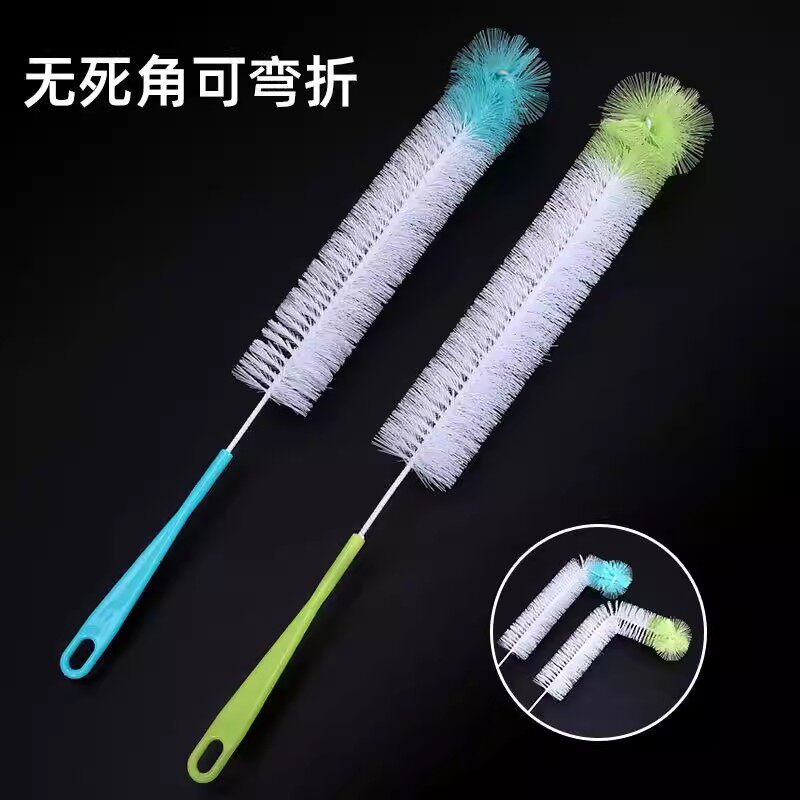 49cm洗桶刷纯净水桶刷无死角毛刷可弯折饮水机桶专用刷子清洗工具