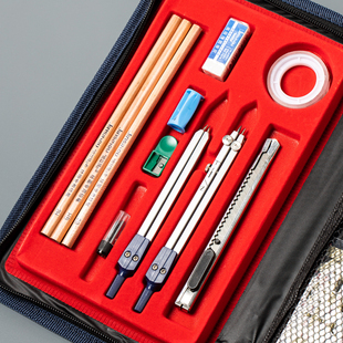 金丝猴绘图工具包土木工程机械制图考试学生用画图分圆规尺子套装