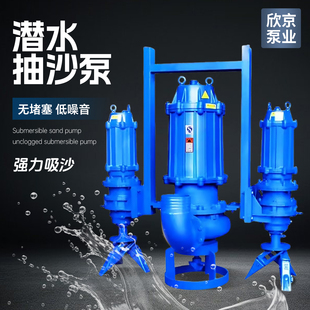 ZJQ潜水抽沙泵吸沙自吸泵380V河堤清淤矿渣煤浆泥浆泵三相渣浆泵