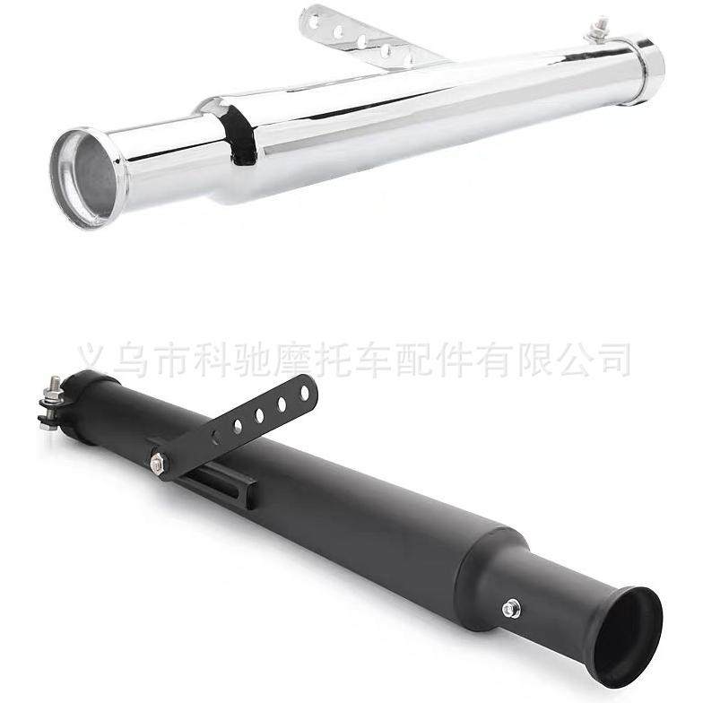 复古改装排气管消声器SR400鑫源400CG125天骏游侠直排排气管尾段