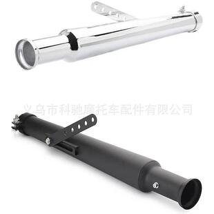 复古改装排气管消声器SR400鑫源400CG125天骏游侠直排排气管尾段