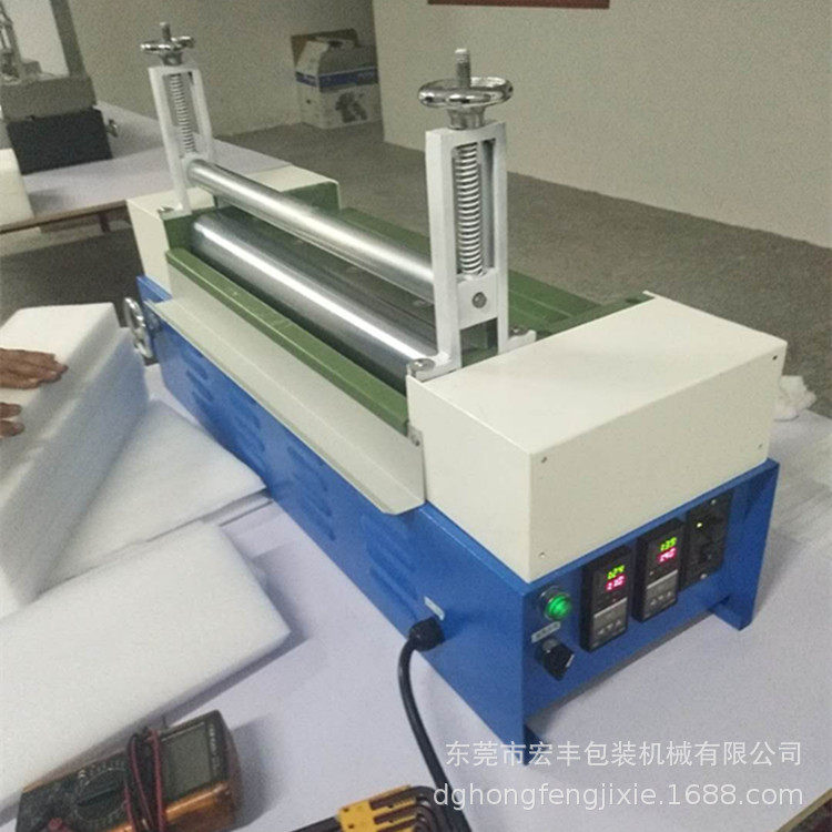 现机HF-800双辊热熔胶机过胶机  珍珠棉上胶机过胶机