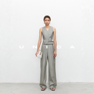 UNICA比利时LIBECO进口亚麻西服