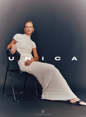 【惊喜六折】UNICA/INS博主6A桑蚕丝绉泡泡纱简约T恤半裙套装