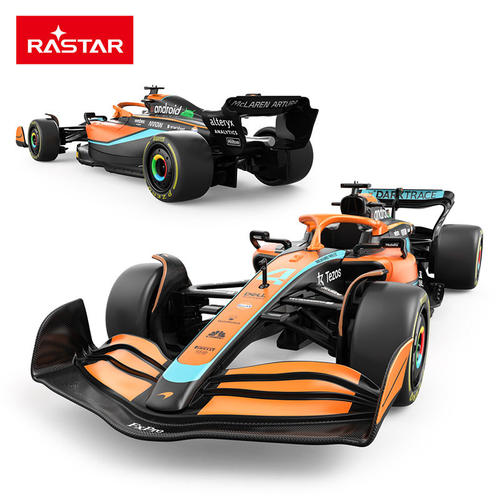 星辉1:24 迈凯伦MCL36合金模型 F1赛车转向联动滑行玩具正版授权
