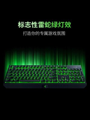 Razer雷蛇黑寡妇蜘蛛标准版104键背光电竞电脑游戏办公机械键盘