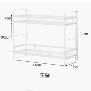 台面碗碟碗架置物架 销家居用品双层碗筷餐具沥水架 厨房窄放盘厂