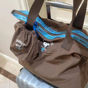 拉杆行李箱附加包手提可折叠旅行袋大容量短途男女外出轻便