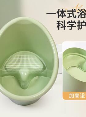 四季儿童洗澡桶宝宝泡澡桶婴儿可坐浴桶浴盆家用小孩游泳澡盆