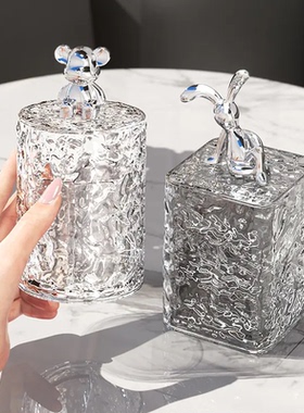 轻奢高级牙签盒牙签筒2024新款家用高档牙签罐牙线盒棉签盒收纳盒