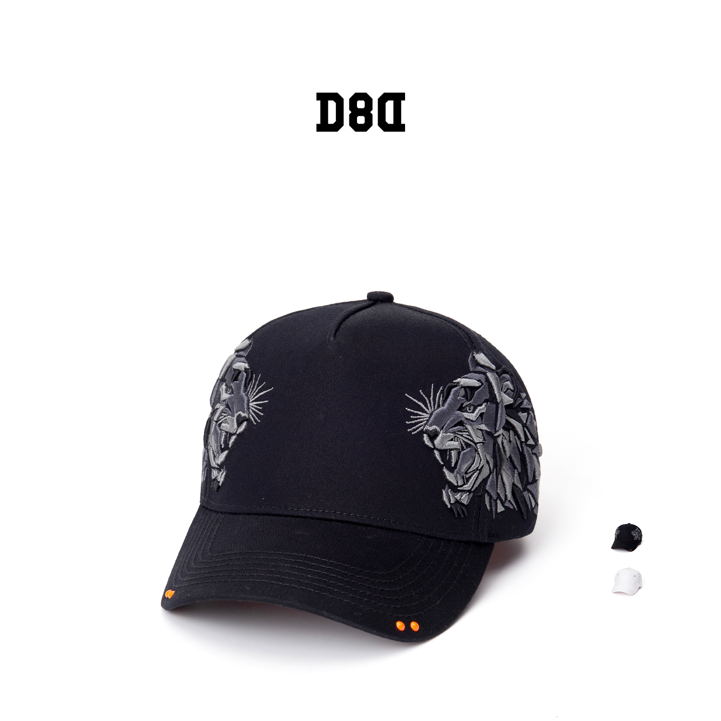 D8D3D刺绣双虎四季佩戴棒球帽