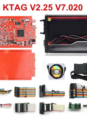 61少儿节V7.020 KTAG OBD2 带有红色PCB没有令牌限制在线版本固件