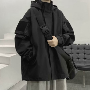 【一折专区】MAMMJUDX新款夹克男休闲痞帅男装上衣韩版潮流春秋季