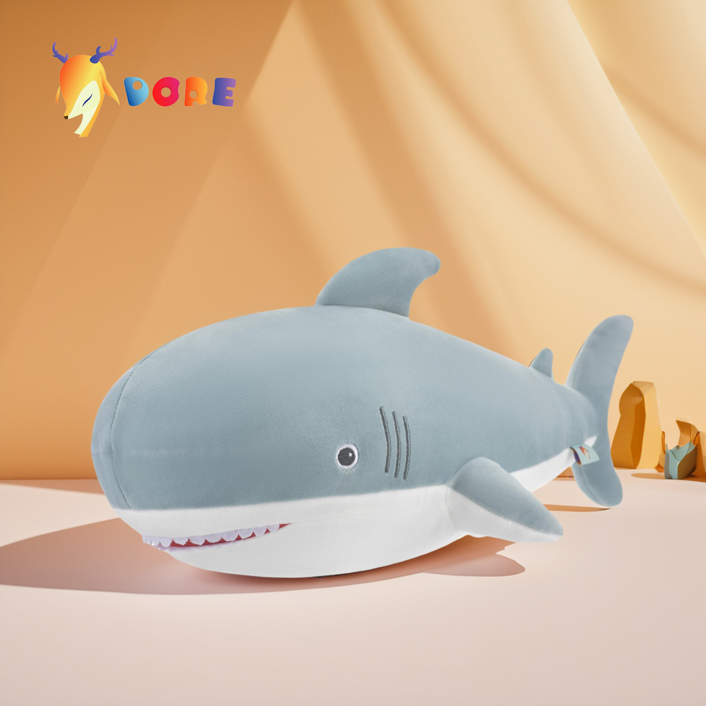 DORE鲨鱼玩偶公仔大号毛绒玩具