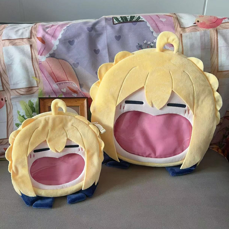 fate吾王saber呆毛王毛绒痛包