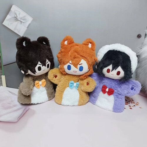 文豪野犬太宰治中原中也手偶棉花娃动漫周边原创陀思陀总毛绒公仔 - 封面