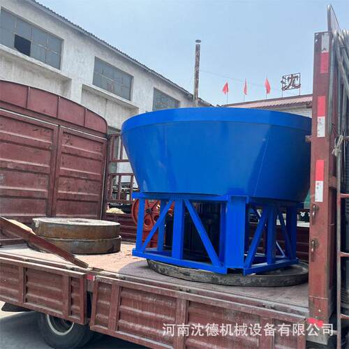 厂家供应重型碾机水力选机金湿碾小磨型681旋转机碾矿设备性能稳