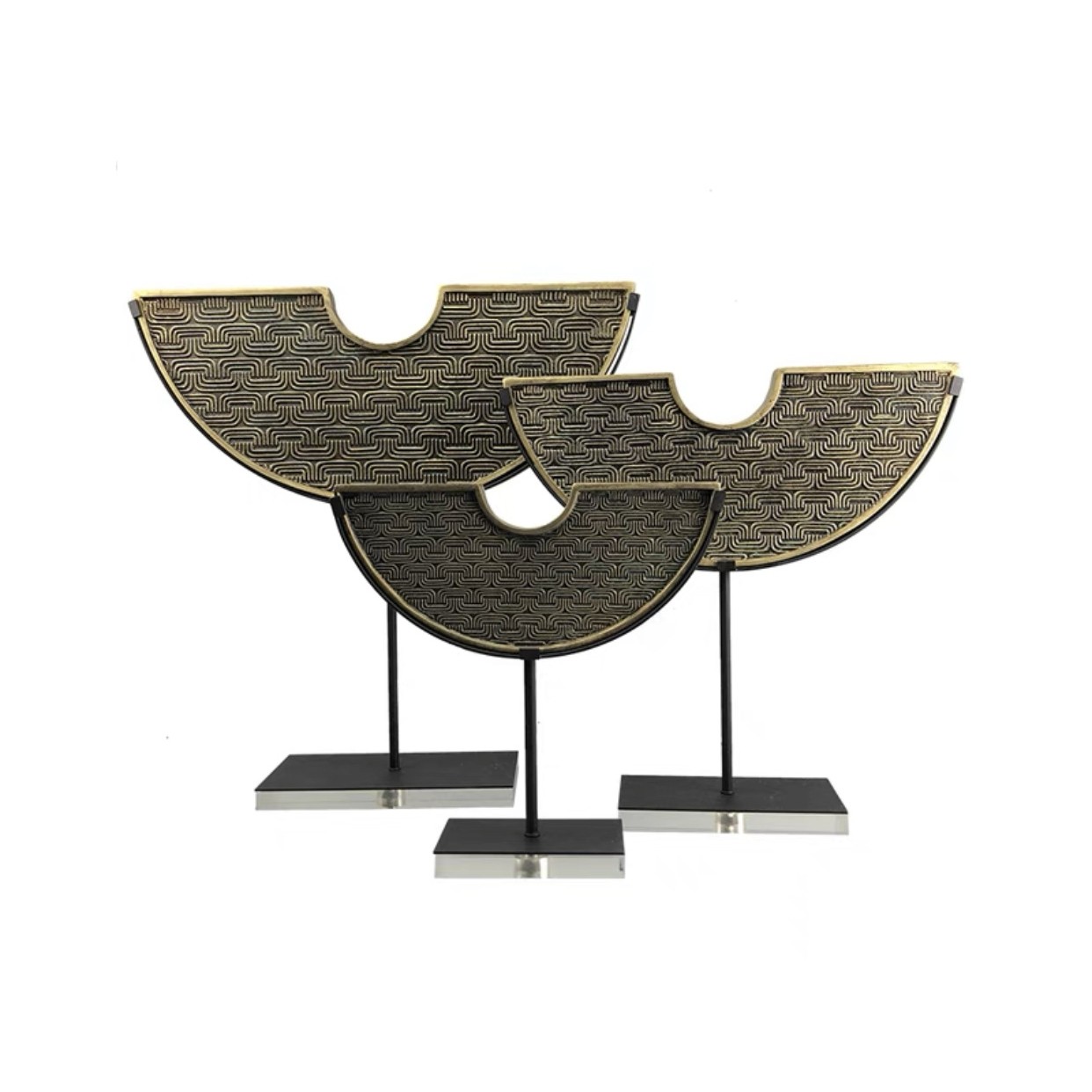 现代新中式金属工艺品创意样板间玄关书房酒店别墅艺术品软装饰品,家居饰品,装饰摆件,淘宝优惠券,粉丝福利购,淘宝优惠卷