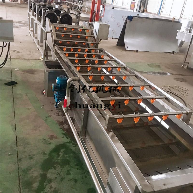新款粽叶气泡清洗机菌类清洗机青冈菌气泡鼓泡清洗风干流水线