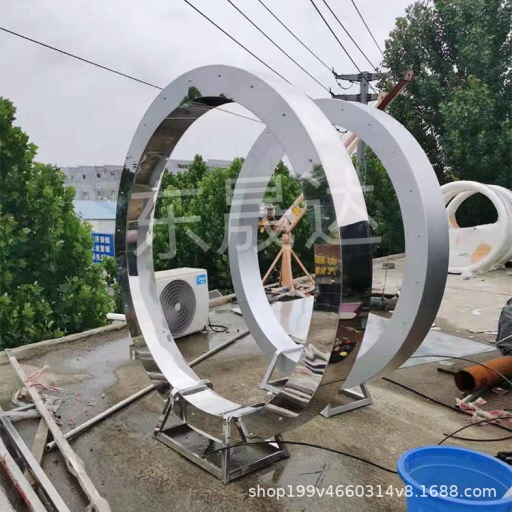 东晟达水雾门网红道具户外防水水雾门造型颜色工厂直销雾森门景观