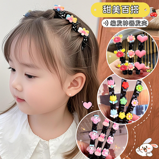 儿童卡通编发神器发饰宝宝发卡碎发整理发夹女童刘海夹子头饰新款