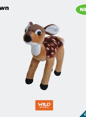 鹿宝宝美国WildRepublic仿真mini毛绒玩具自然治愈陪伴玩偶礼物