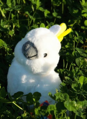 ECO凤头鹦鹉毛绒玩具超柔软葵葵玩偶治愈公仔环保WILD REPUBLIC