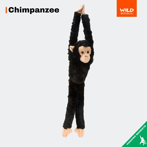 挂挂猴｜黑猩猩毛绒动物正品进口玩偶玩具wildrepublic