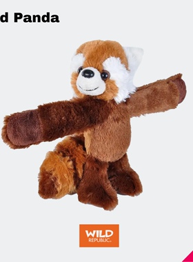 抱抱啪啪圈｜小熊猫红熊猫毛绒动物玩具正品进口wildrepublic