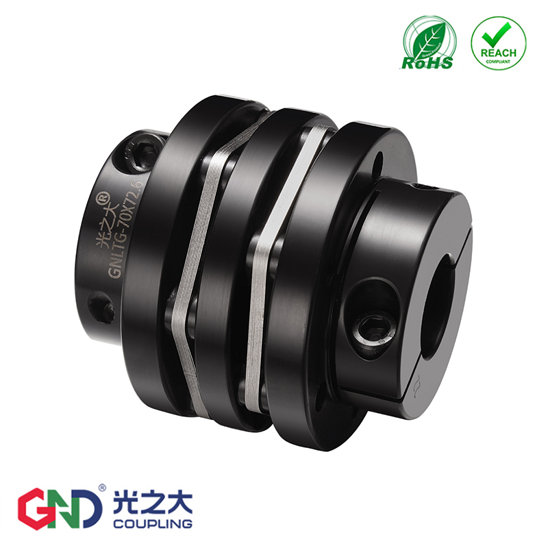光之大45#钢台阶式法兰膜片联轴器刚性大扭矩电机丝杆连轴器GNLTG