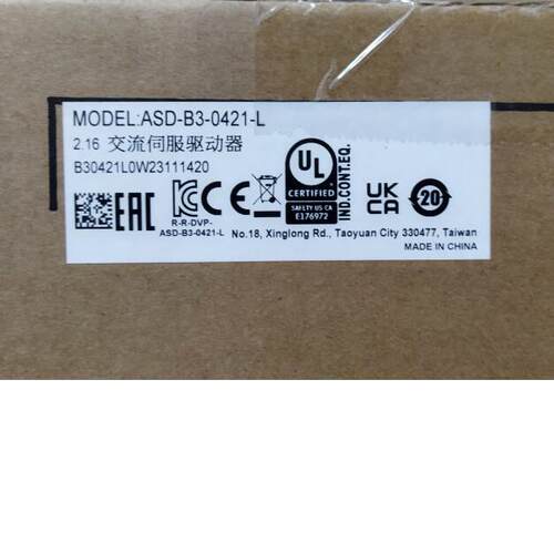 议价ASD-B3-0421-L全新原装正品台达伺服驱动器现货