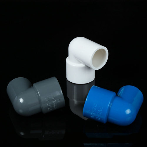 异径弯头给水配件 给水管件管道配件pvc90°变径弯头加厚
