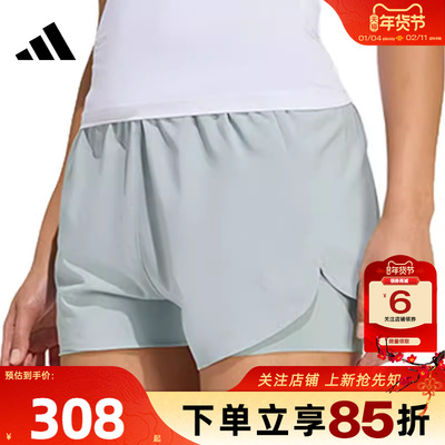 劲浪体育adidas阿迪达斯春季女子运动休闲短裤裤子KE7397