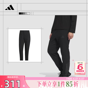 抓绒裤 子KA1301 长裤 劲浪体育adidas阿迪达斯男子运动休闲黑色修身