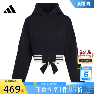 卫衣套头衫 女子运动休闲短款 KX4642 短款 劲浪adidas阿迪达斯春季