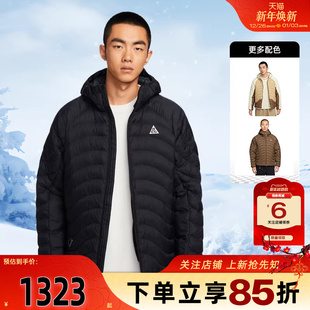 劲浪nike耐克ACG男子运动休闲黑色棉服连帽外套HJ3736 010