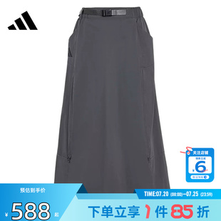 劲浪体育adidas阿迪达斯女子运动休闲半身裙裙子KD4418
