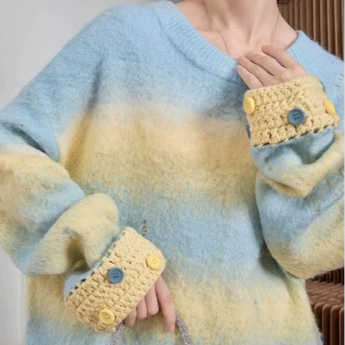 Plum Jan/毛衣外套女早秋2024年新款韩系高级感减龄气质针织上衣