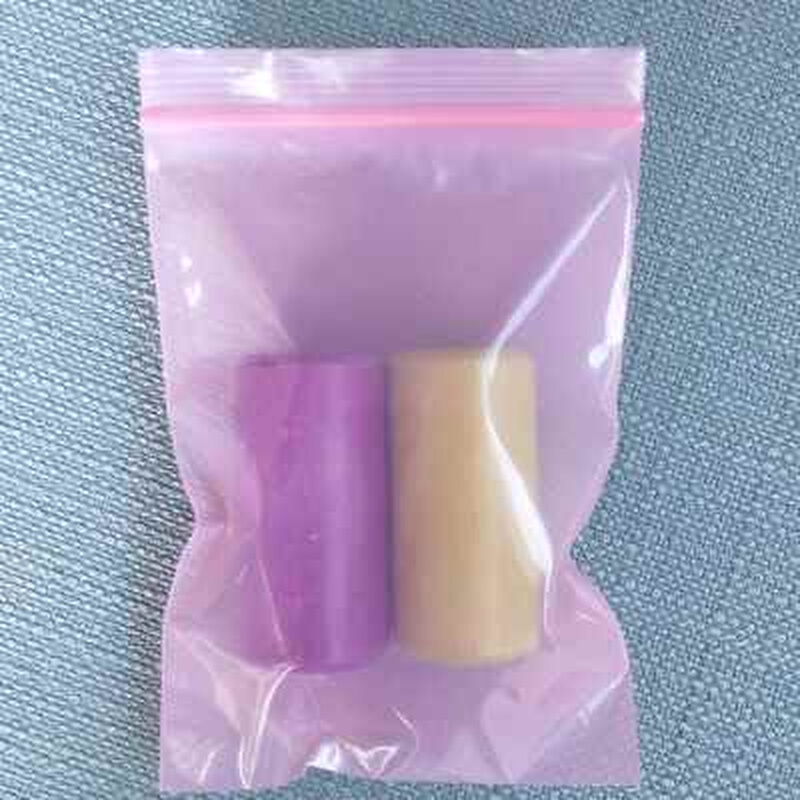 双面15丝1015CM粉红色防静电自封袋100个10元