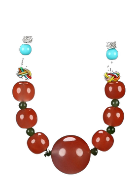 正品天然凉山原石南红玛瑙圆珠南