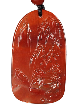墨雨轩男女款南红玛瑙原石雕刻