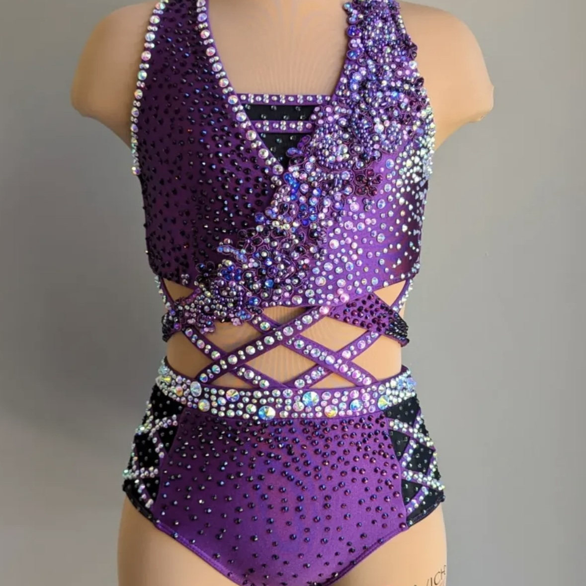 冰炫舞现代抒情服舞钢管舞演出服