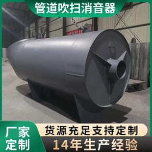 吹管消声器 管道吹扫消音器 高压管道排汽消声器吹管消音器