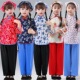 儿童村姑演出表演服采茶秧歌舞蹈农民阿庆嫂服装 小女孩民族碎花戏