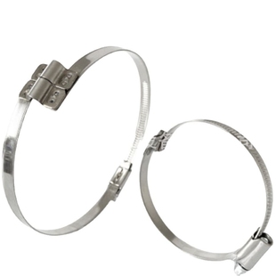 带宽9mm 桥式喉箍316不锈钢卡箍波纹管搭桥固定钢丝软管过桥抱箍