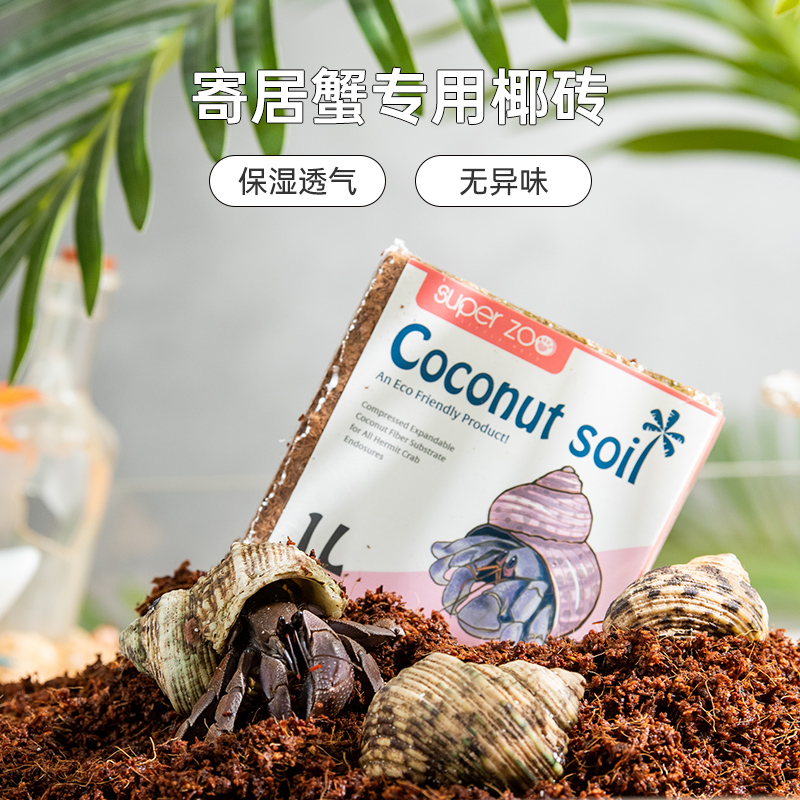 宠维奥寄居蟹椰土高泡发量