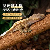 树栖爬宠攀爬棍软木棒爬虫睫角盖勾亚R属守宫树蛙造景藤木原生态