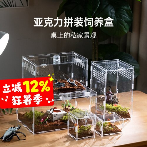宠维奥昆虫饲养盒清晰观赏